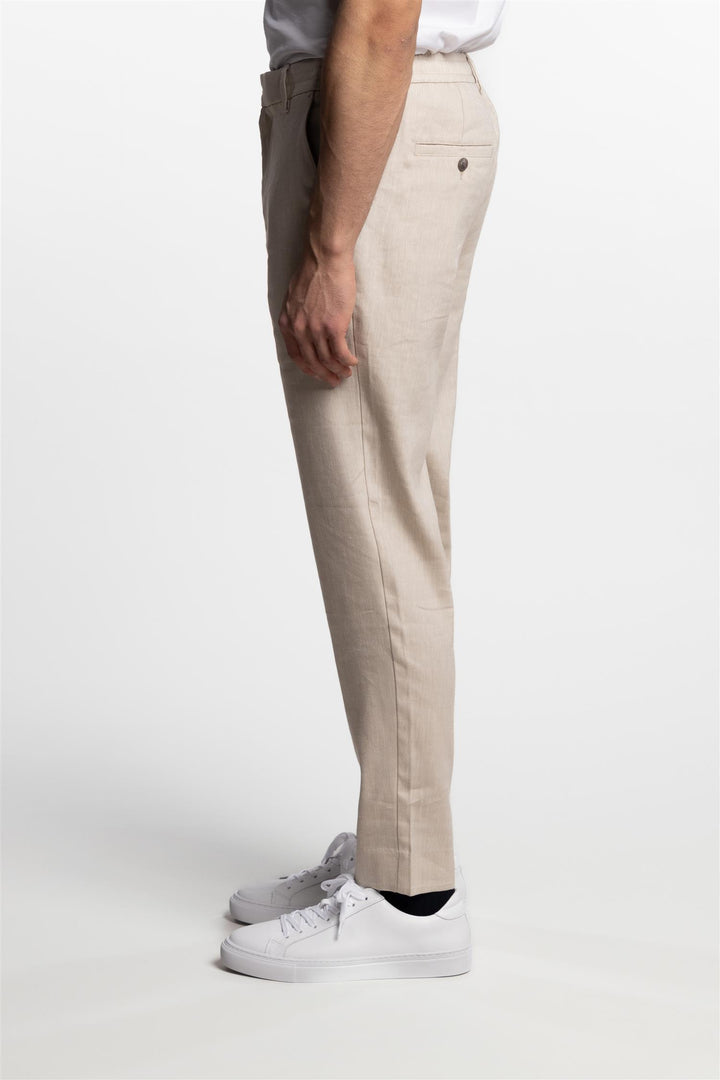 Theo Linen Trouser Sand