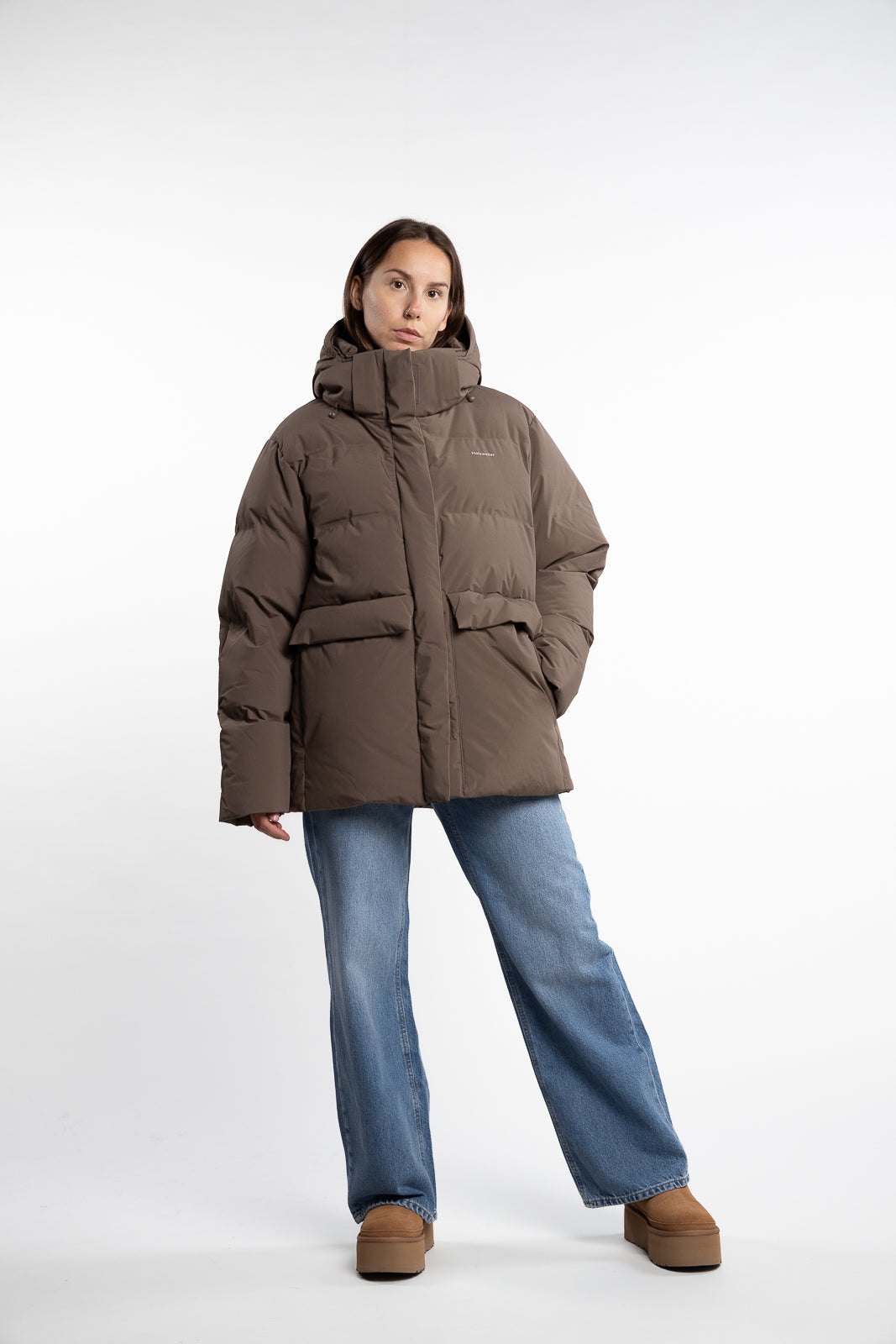 Besseggen Down Jacket- Taupe