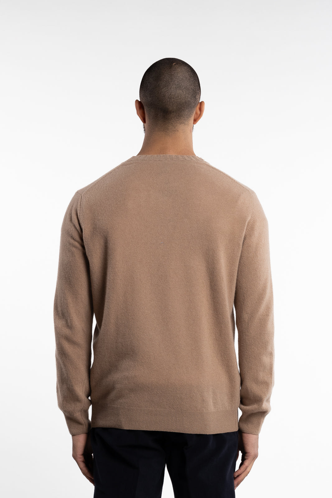 Como Wool/Cashmere Roundneck Camel