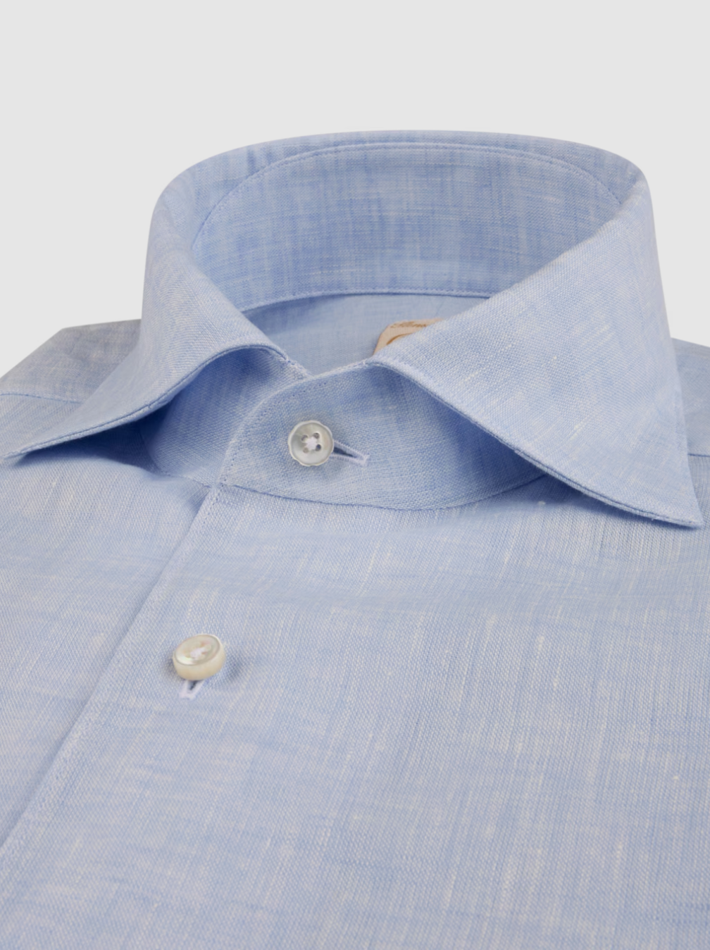 1899 Regular Fit Linen Shirt Light Blue