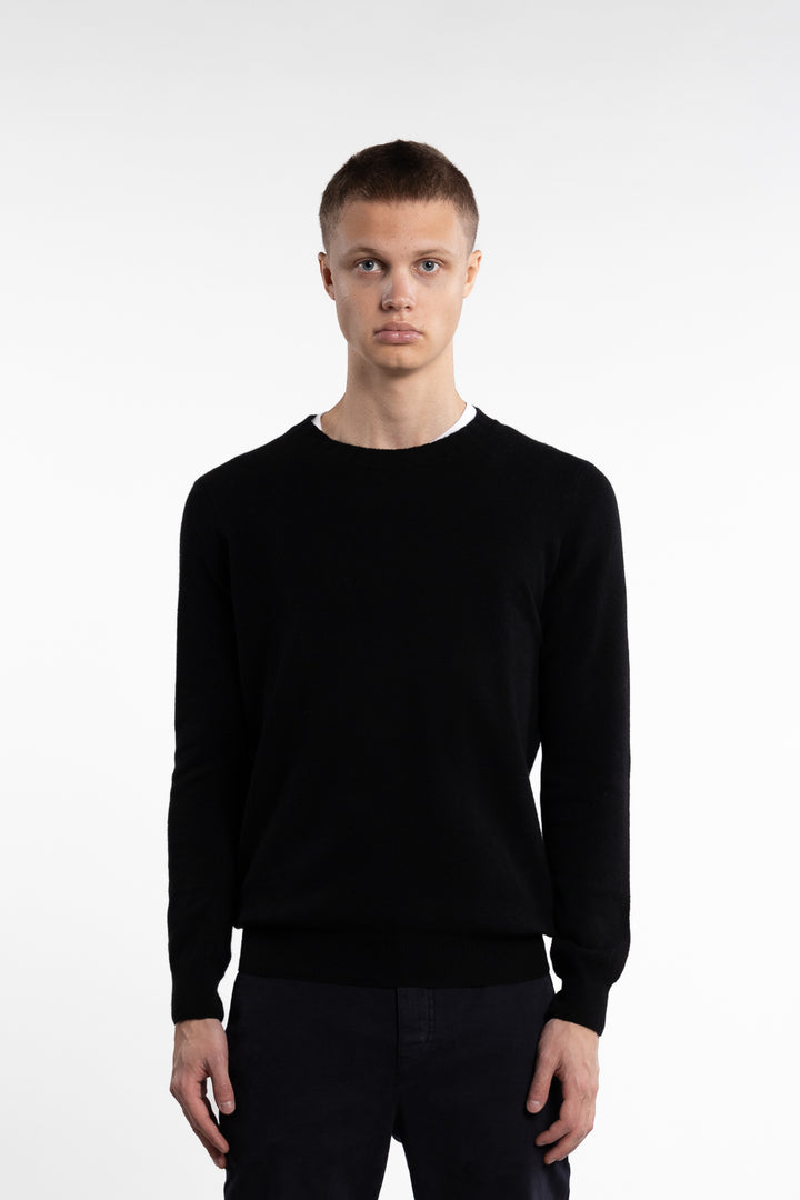 Como Wool/Cashmere Roundneck Black