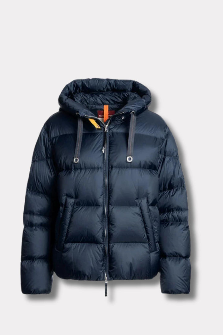 Tilly Hooded Down Jacket - Blue Navy