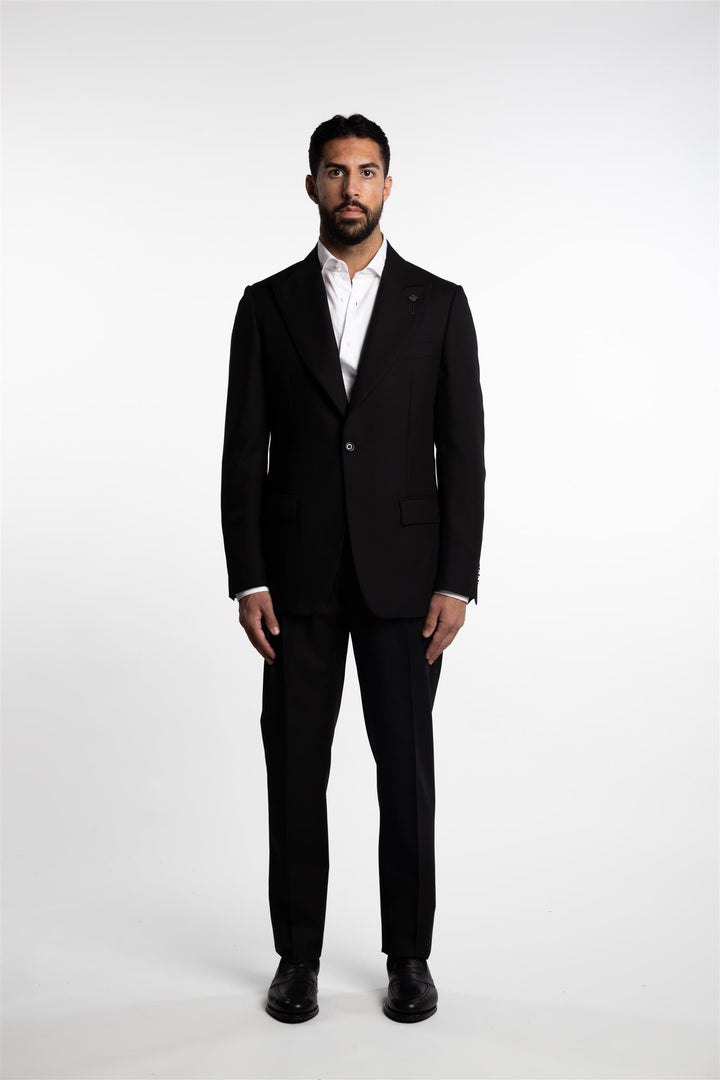 Attitude Wool/Mohair Blazer Black