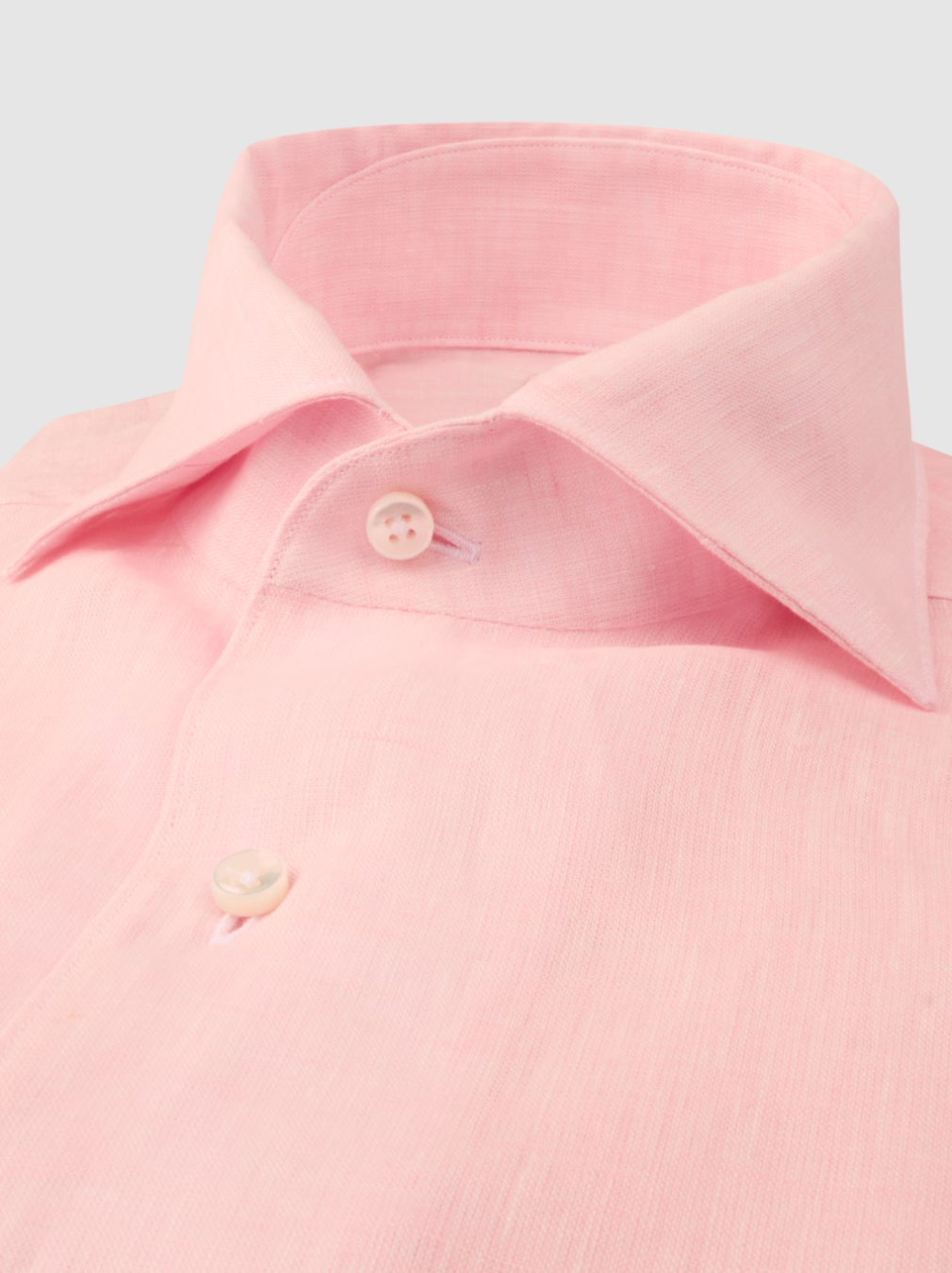 Slimline 1899 Linen Shirt Light Pink