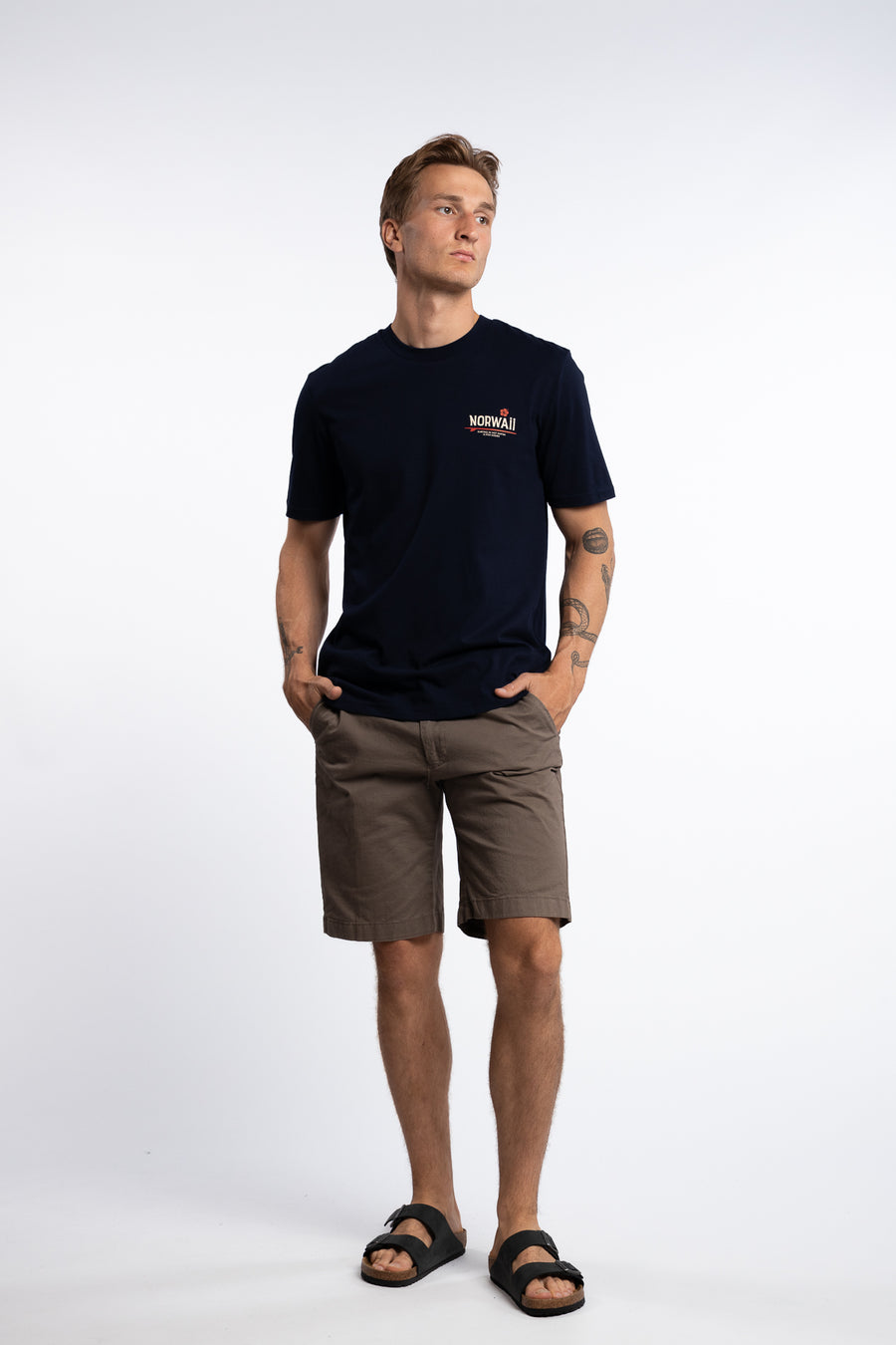 Surf Flower Tee Navy