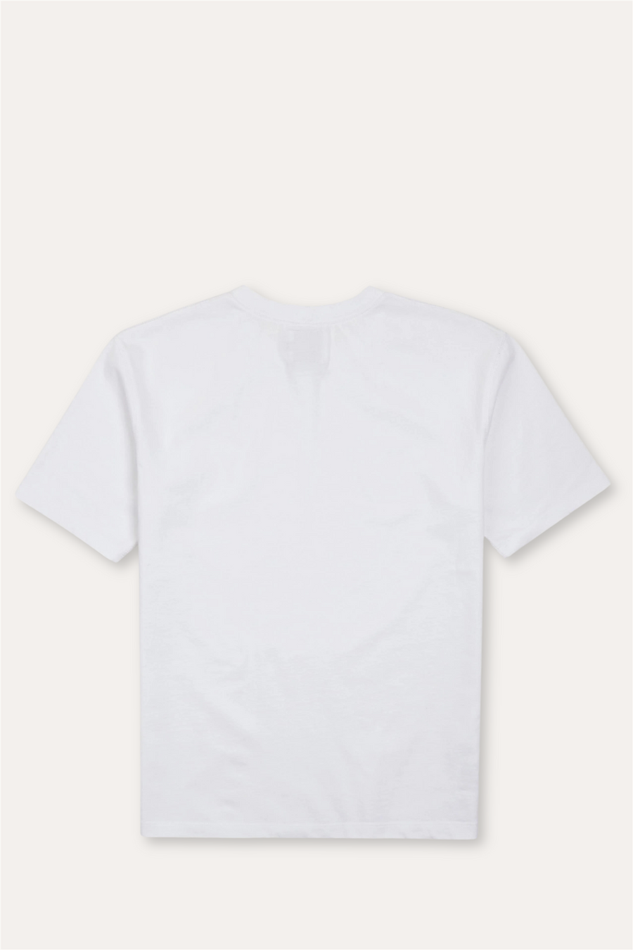 Cotton Crew Neck Hiking T-Shirt White