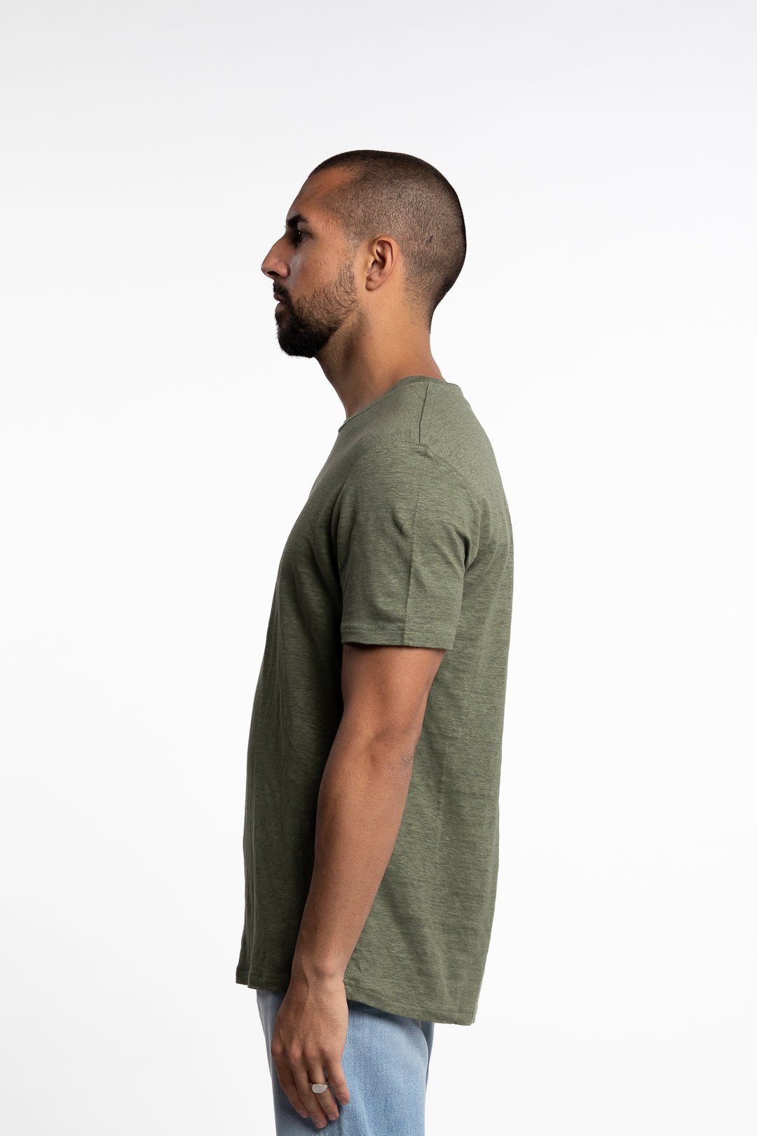 Coma Linen Tee Olivine