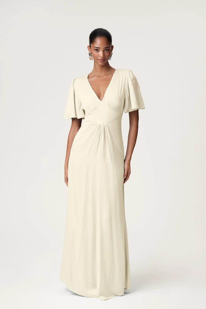 Bari Dress- Vanilla Yellow