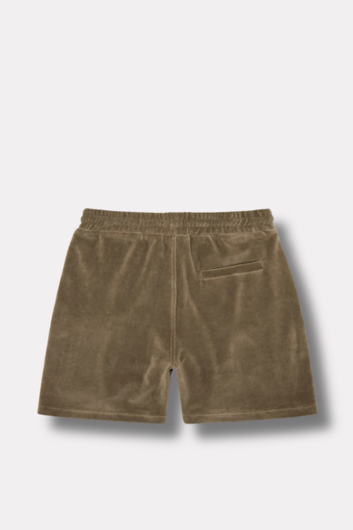 Velour Shorts Morel