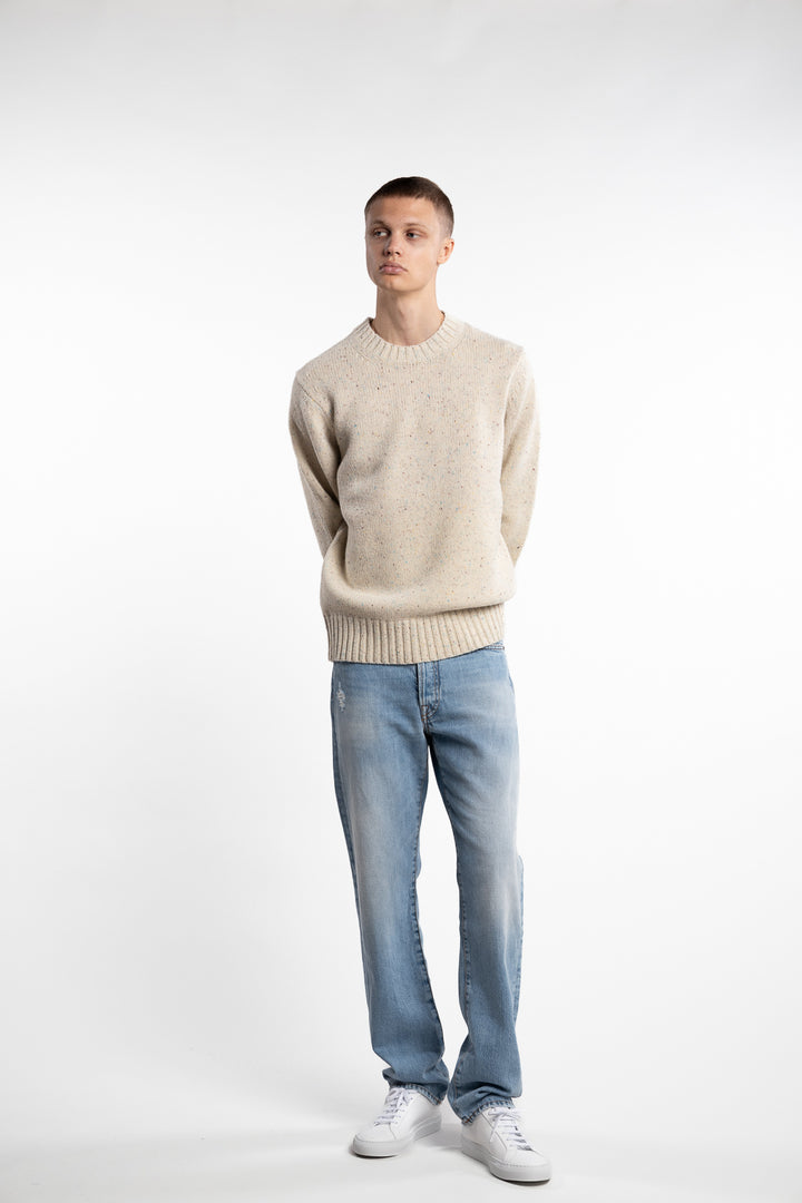 Gary Fleck Wool Roundneck Light Sand