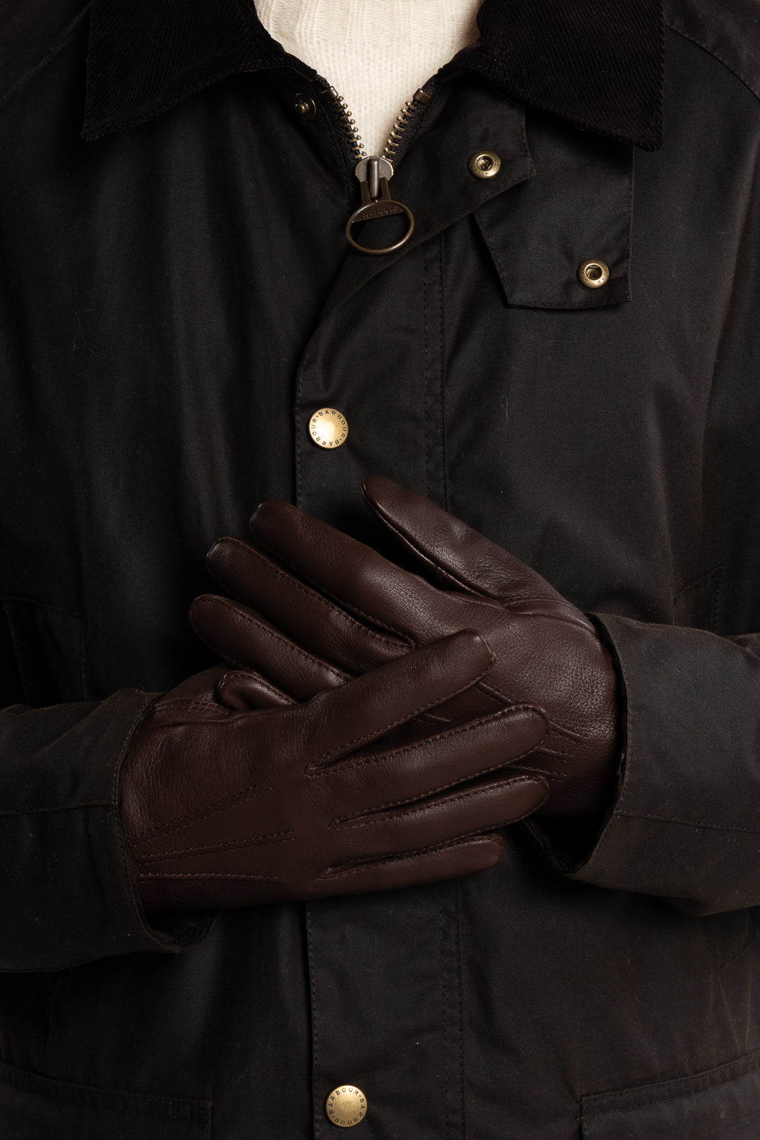 Andrew Deerskin Gloves Chocolate