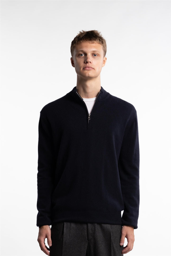 Patton Half Zip Navy