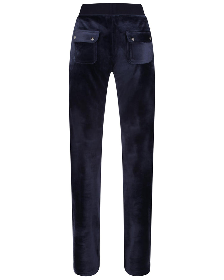 Del Ray Classic Velour Pant Pocket- Night Sky