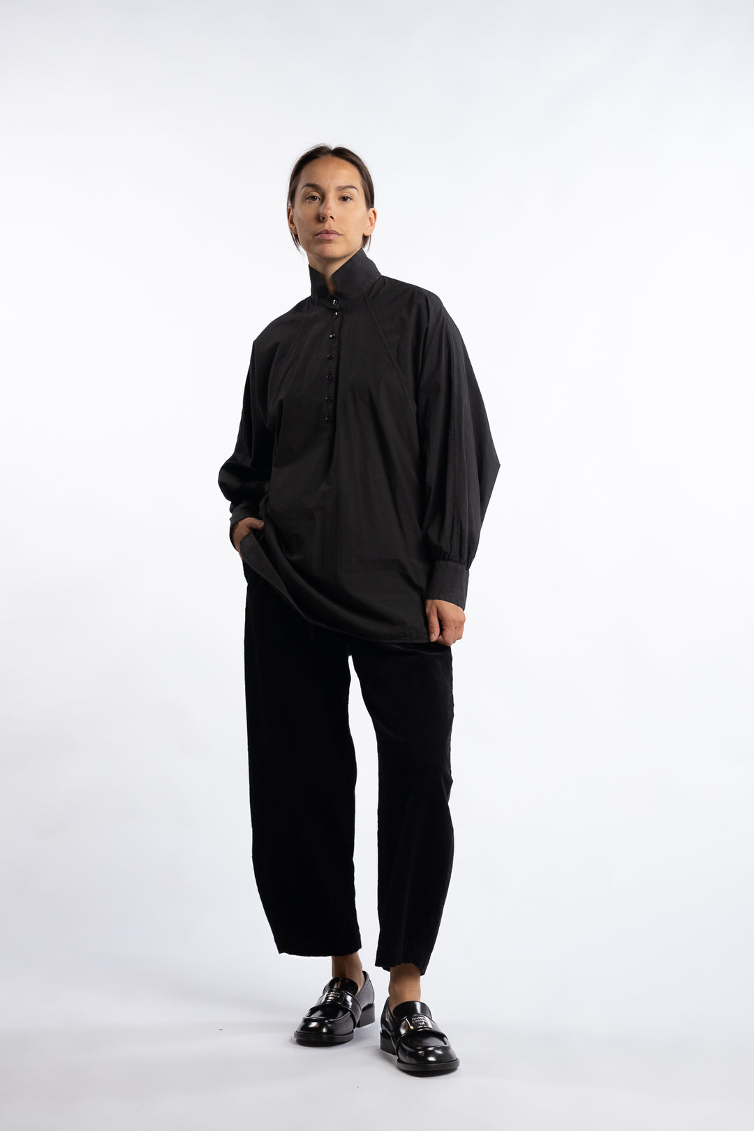 Shirt Cristal Woven- Nero
