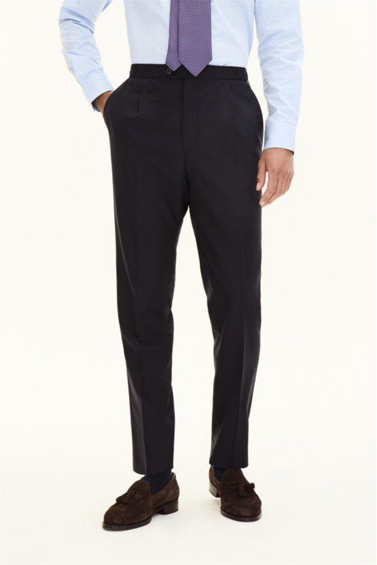 Delon Side Adjuster EVO Microstructure Trousers Navy