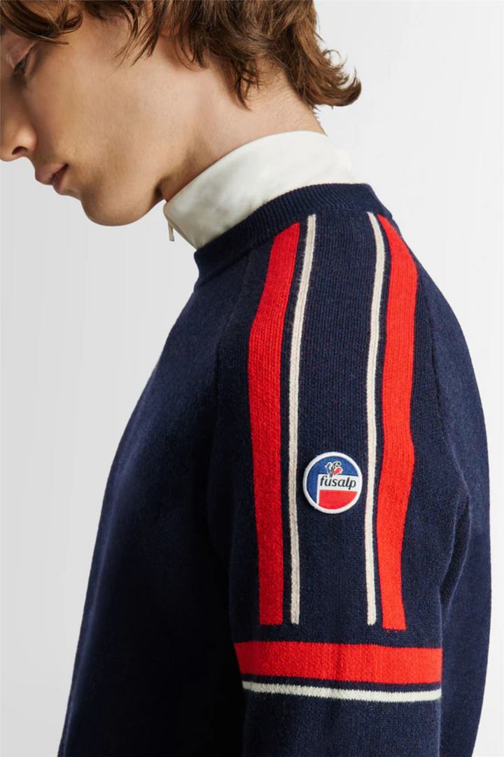 Spectavia Sweater Marin/Racing/Neige