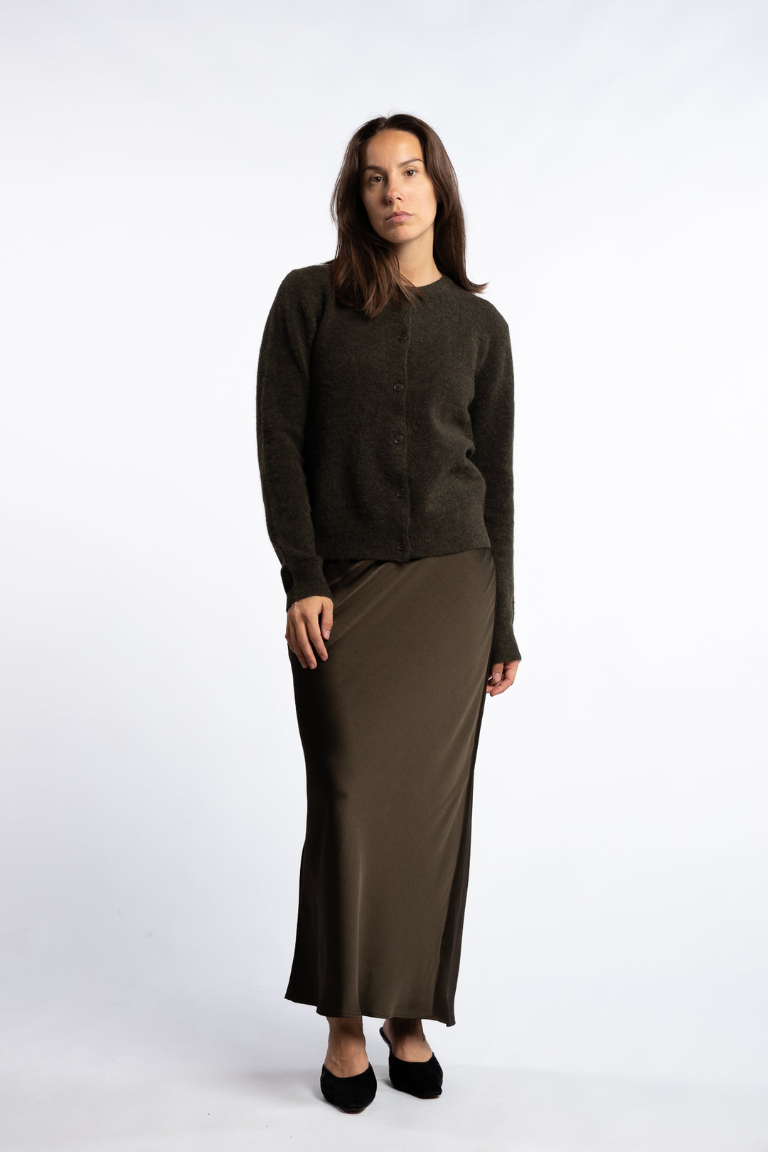 Nor Short Cardigan 7355 - Deep Forest