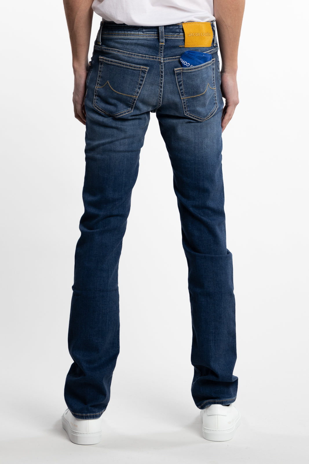 Bard Slim Fit Washed Medium Blue