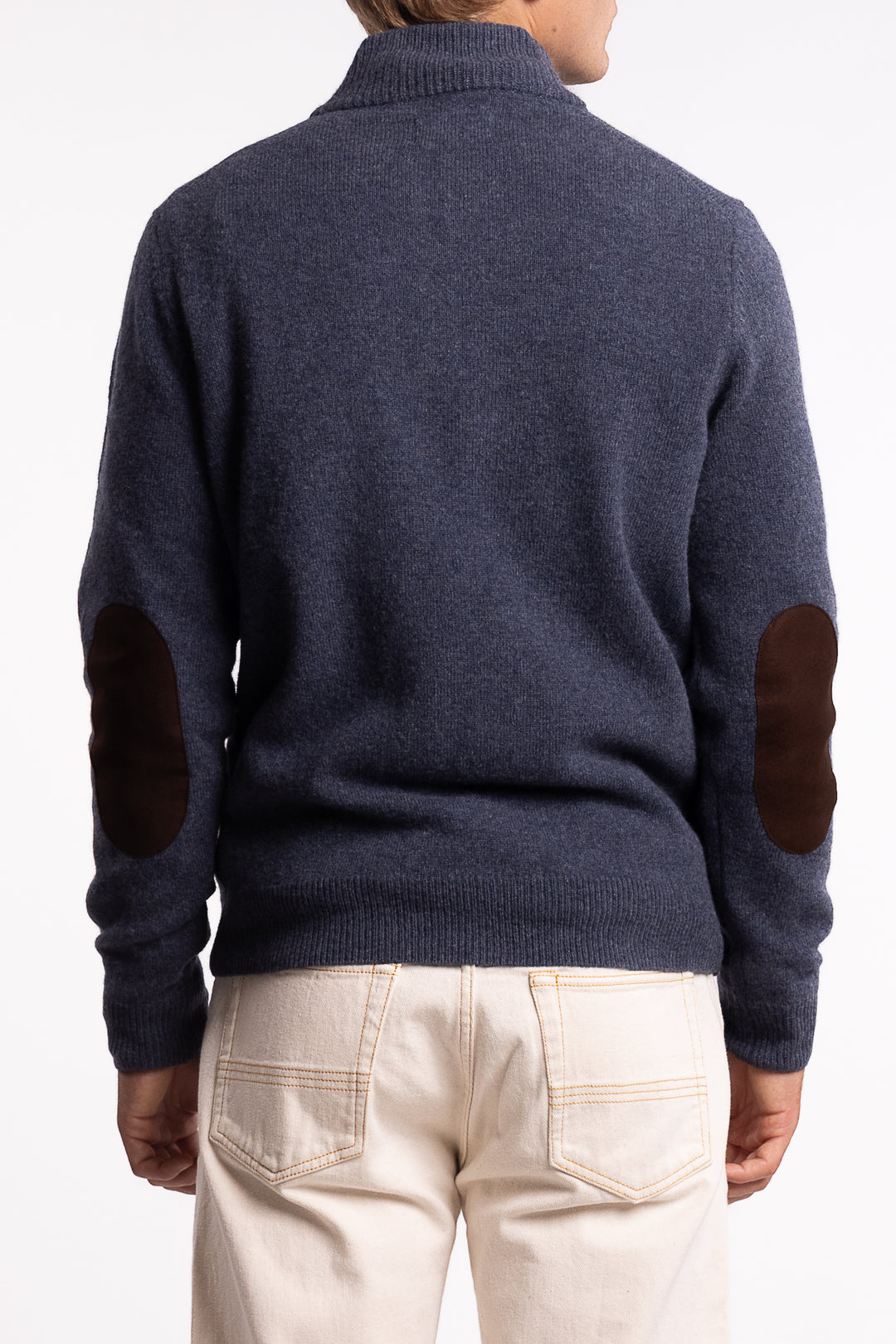 Essential Patch Half Zip Dark Indigo