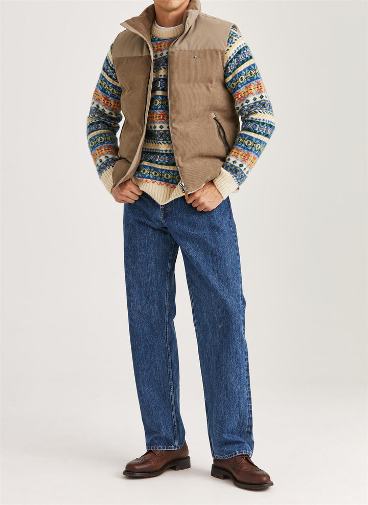 Catton Puffer Vest Khaki