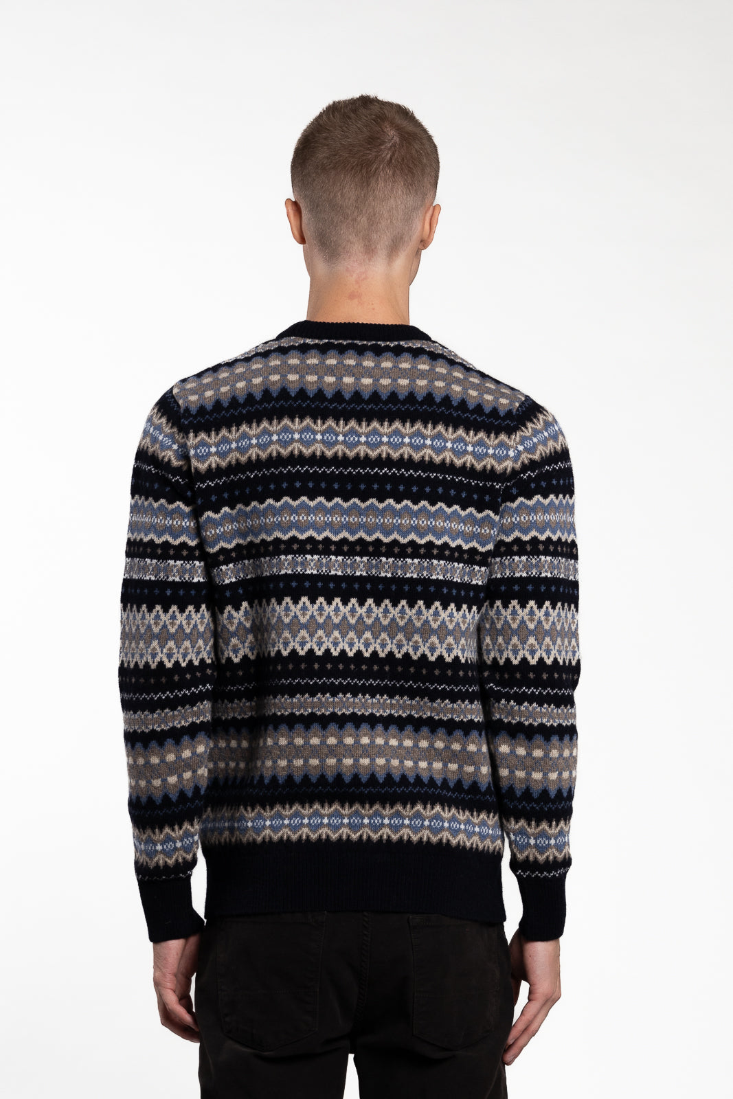 Case Fair Isle Crew Midnight