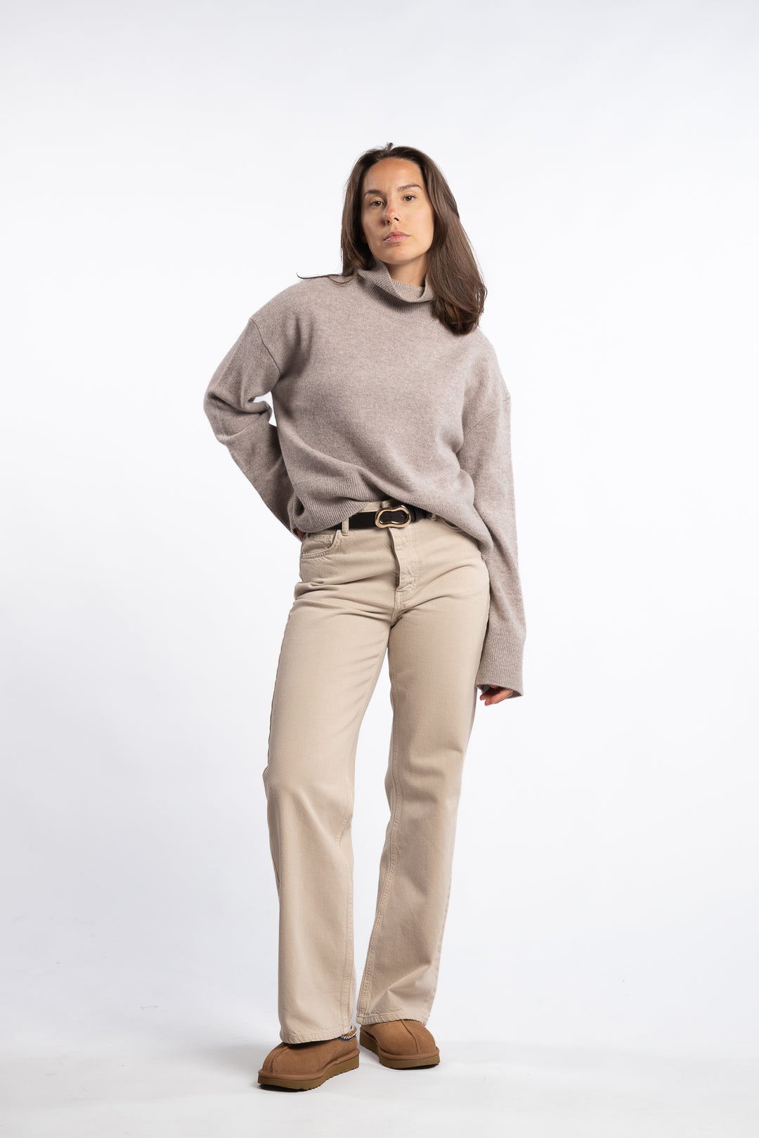Abigail Knit - Taupe Melange