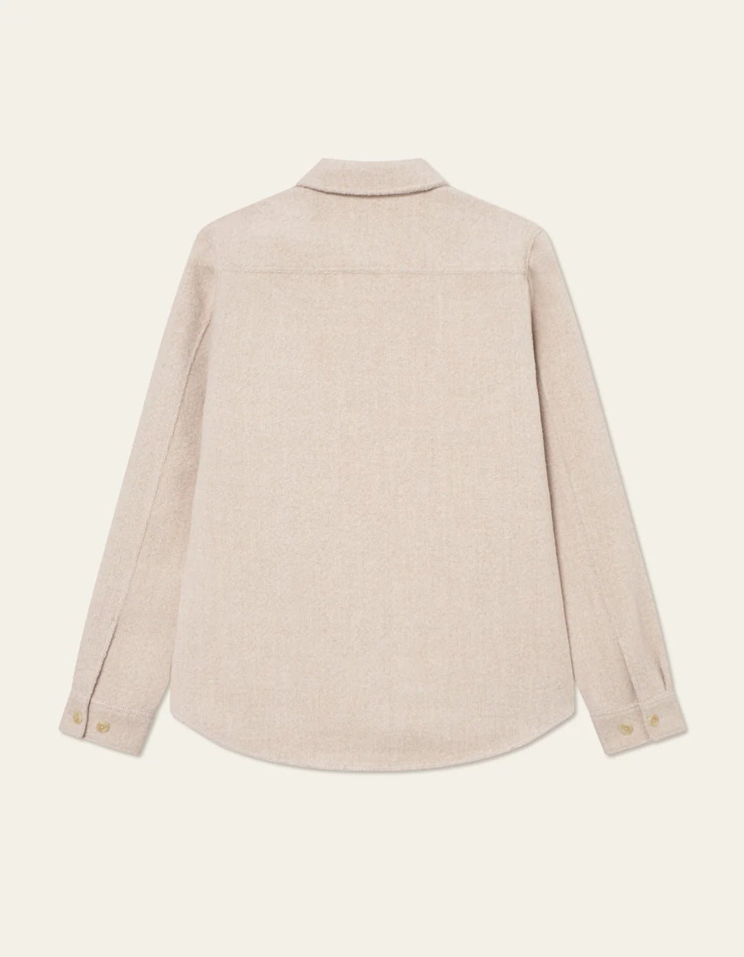 Lennon Bouclé Overshirt Ivory