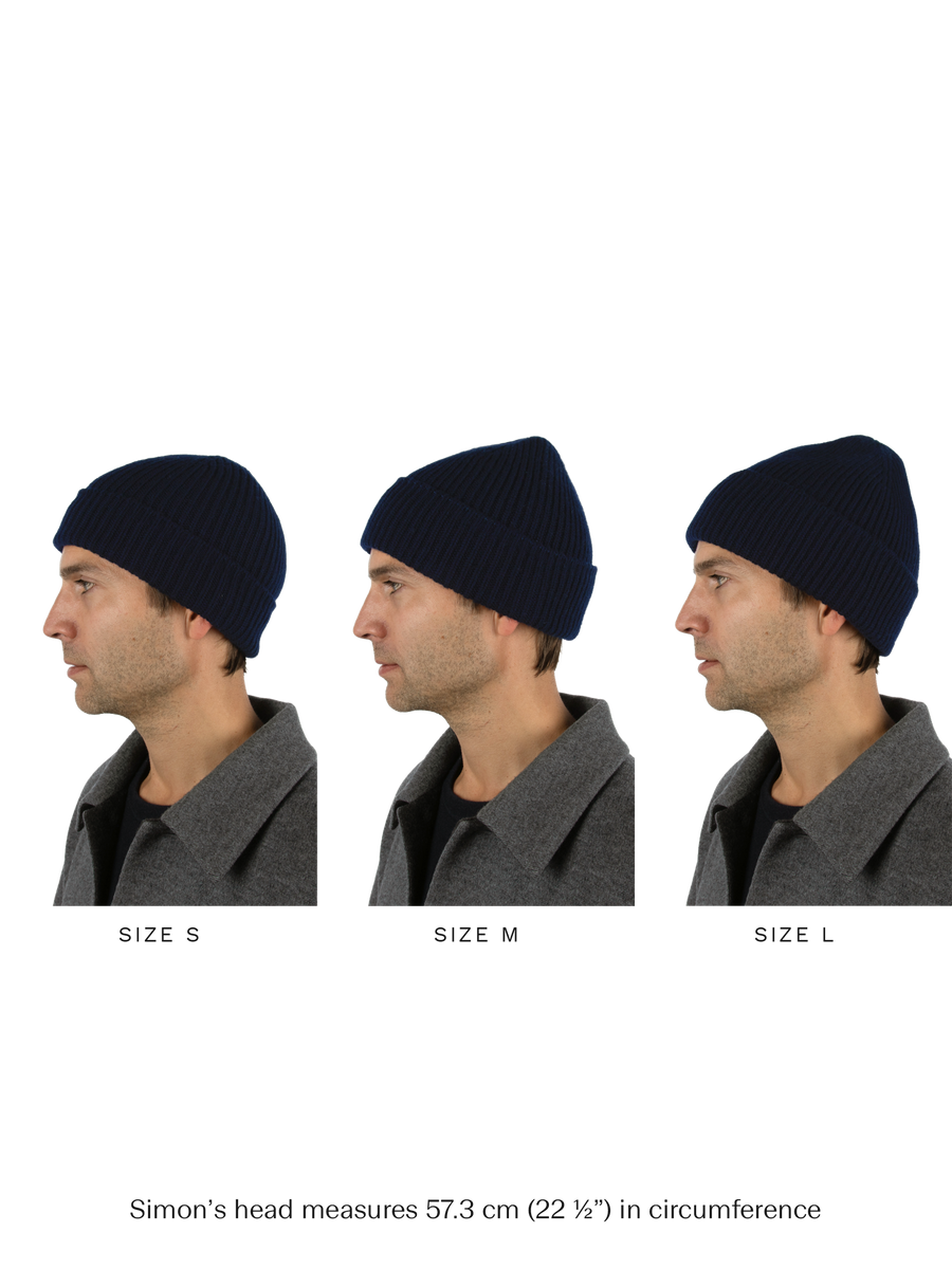 Oslo Beanie Cashmere Wool Dusk Navy
