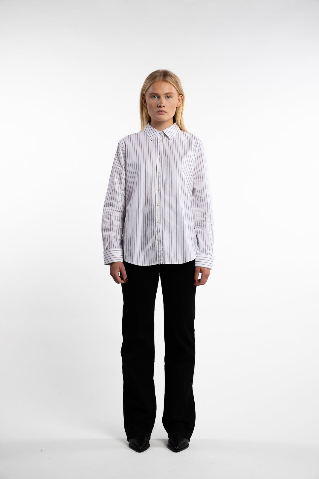 Fritila Shirt- Black Stripe