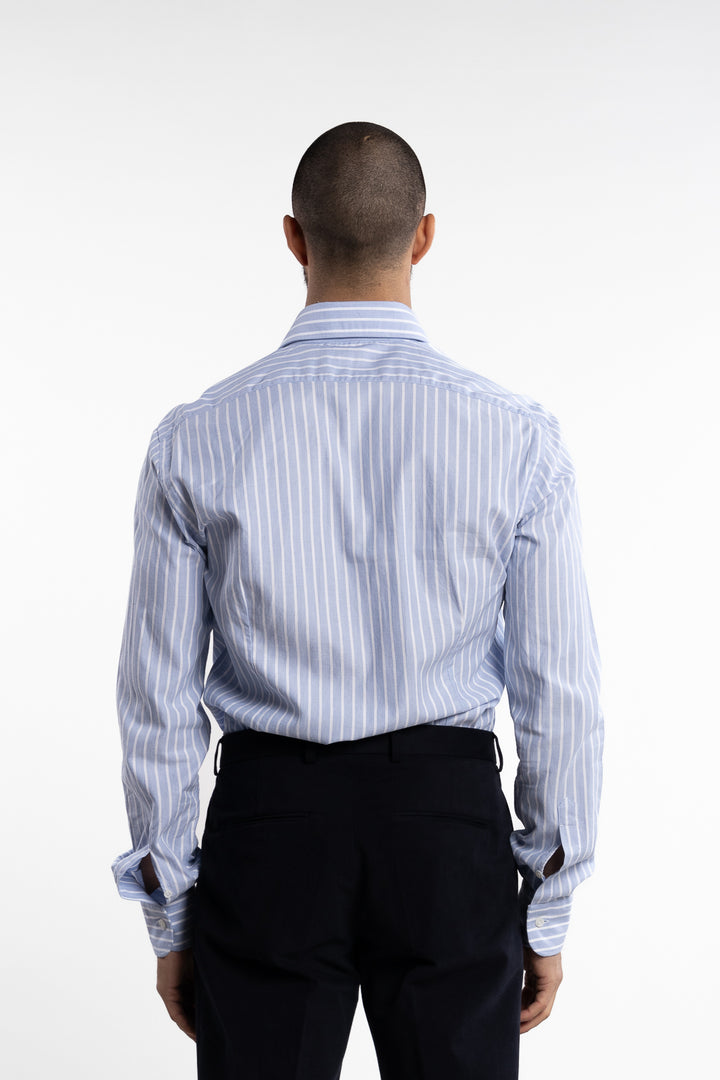 Culto Cotton Shirt Blue Stripes