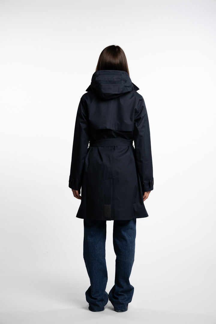 Yr'en Coat - Dark Navy