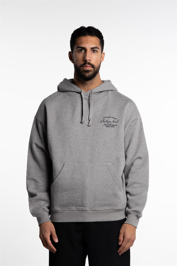 Château Axel Hoodie Grey Melange