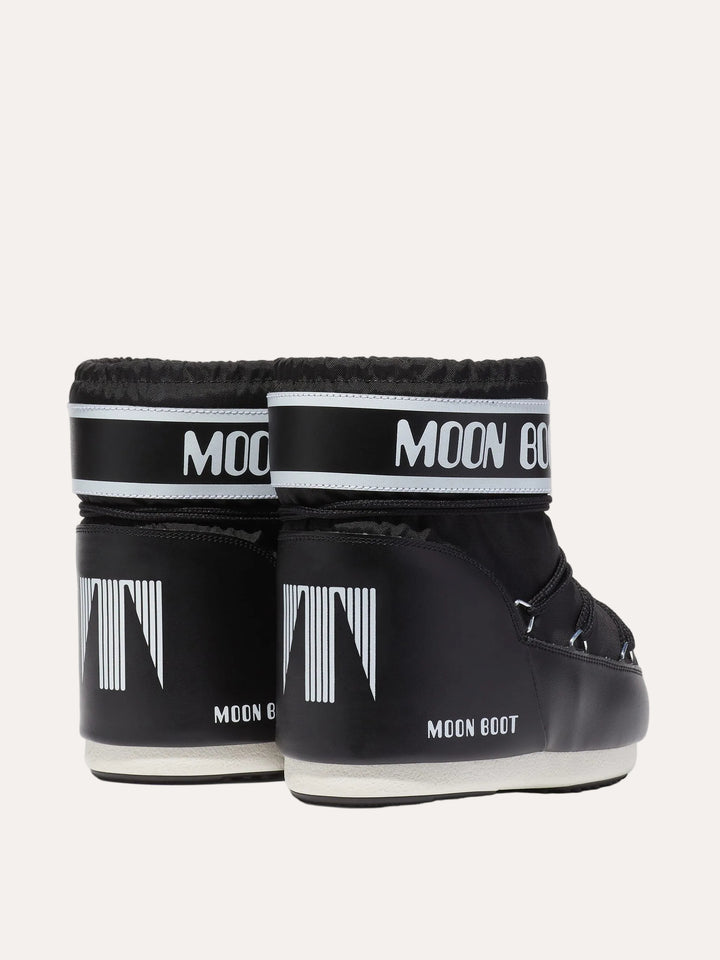Icon Low Black Nylon Boots