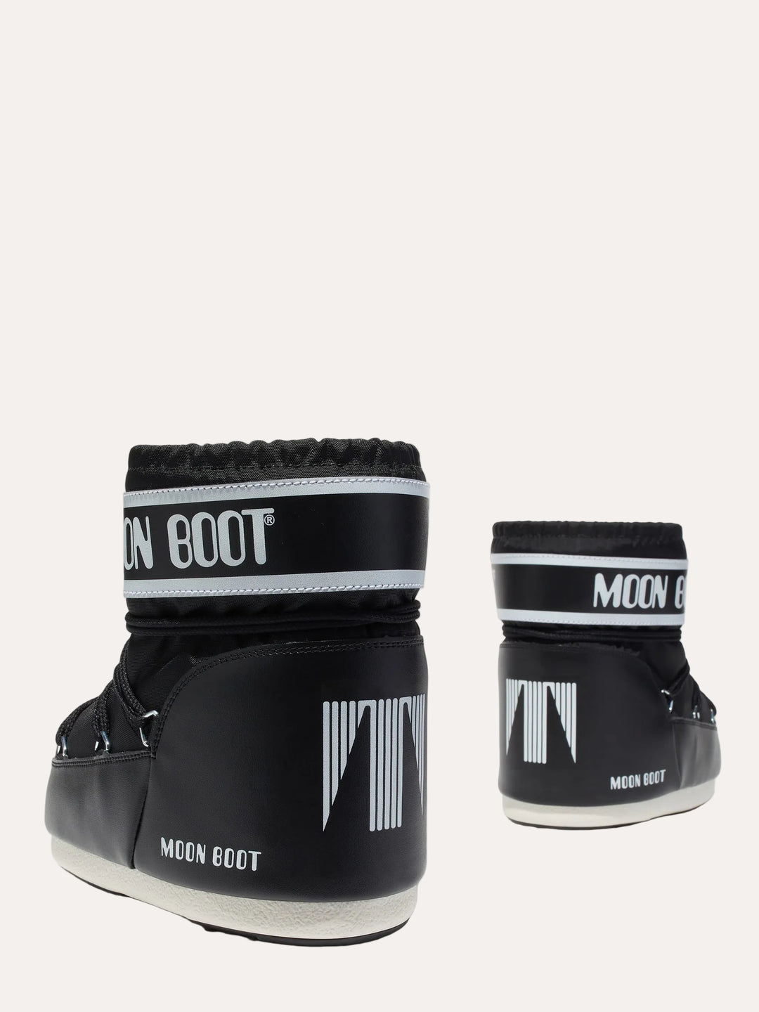 Icon Low Black Nylon Boots