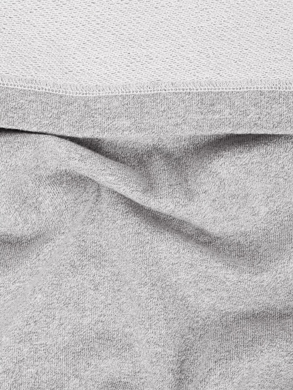 6100062 Organic Mélange Cotton Fleece Dust Grey Melange