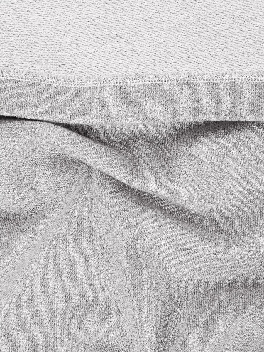 6100062 Organic Mélange Cotton Fleece Dust Grey Melange