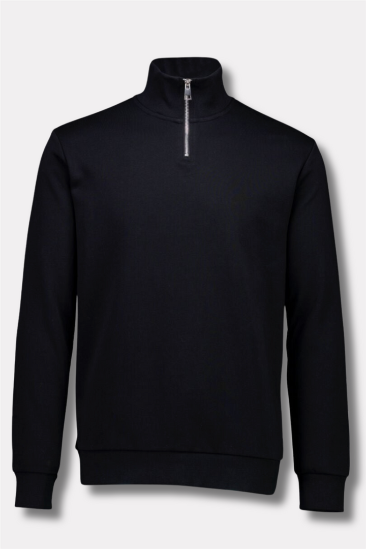 Half-Zip Sweat Black