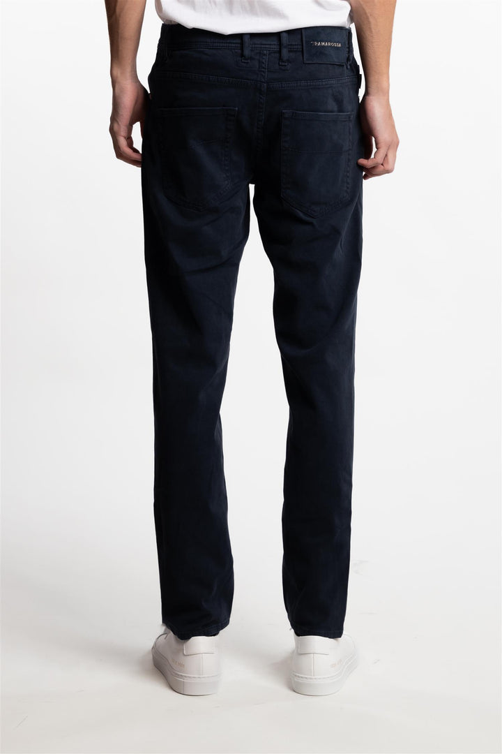 Brando Cotton/Stretch Trouser Dark Blue