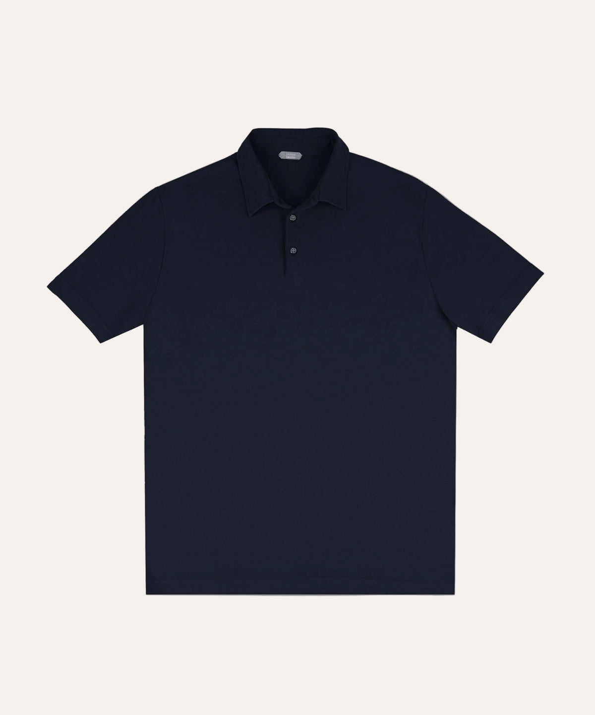 Ice Cotton Short Sleeve Polo Shirt Navy