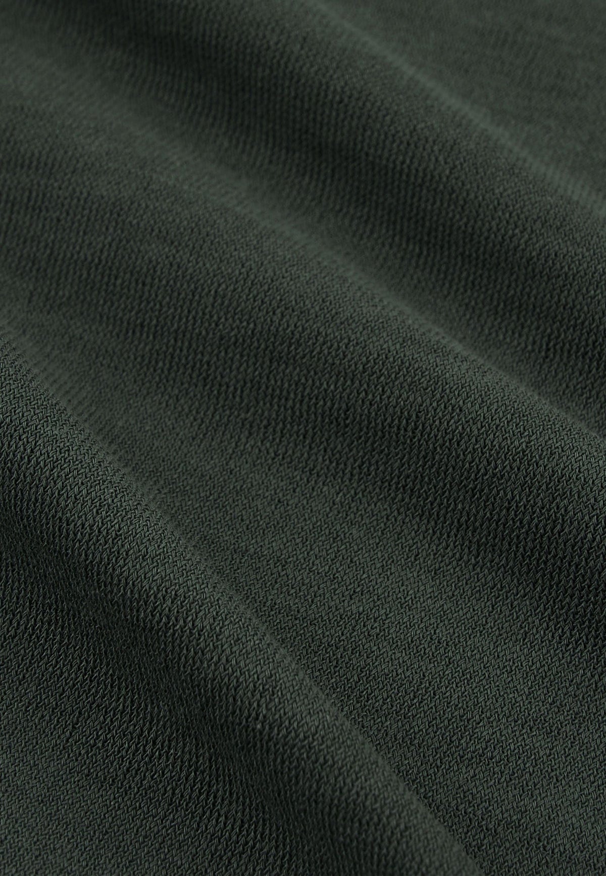 Ice Cotton Long Sleeve Polo Green