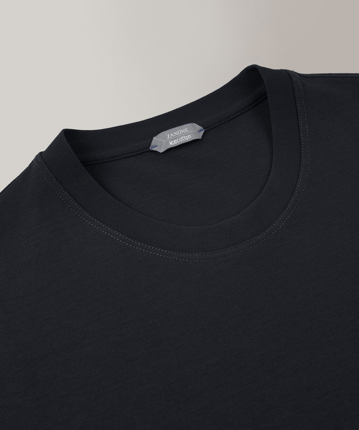 Ice Cotton Short Sleeve T-Shirt Navy