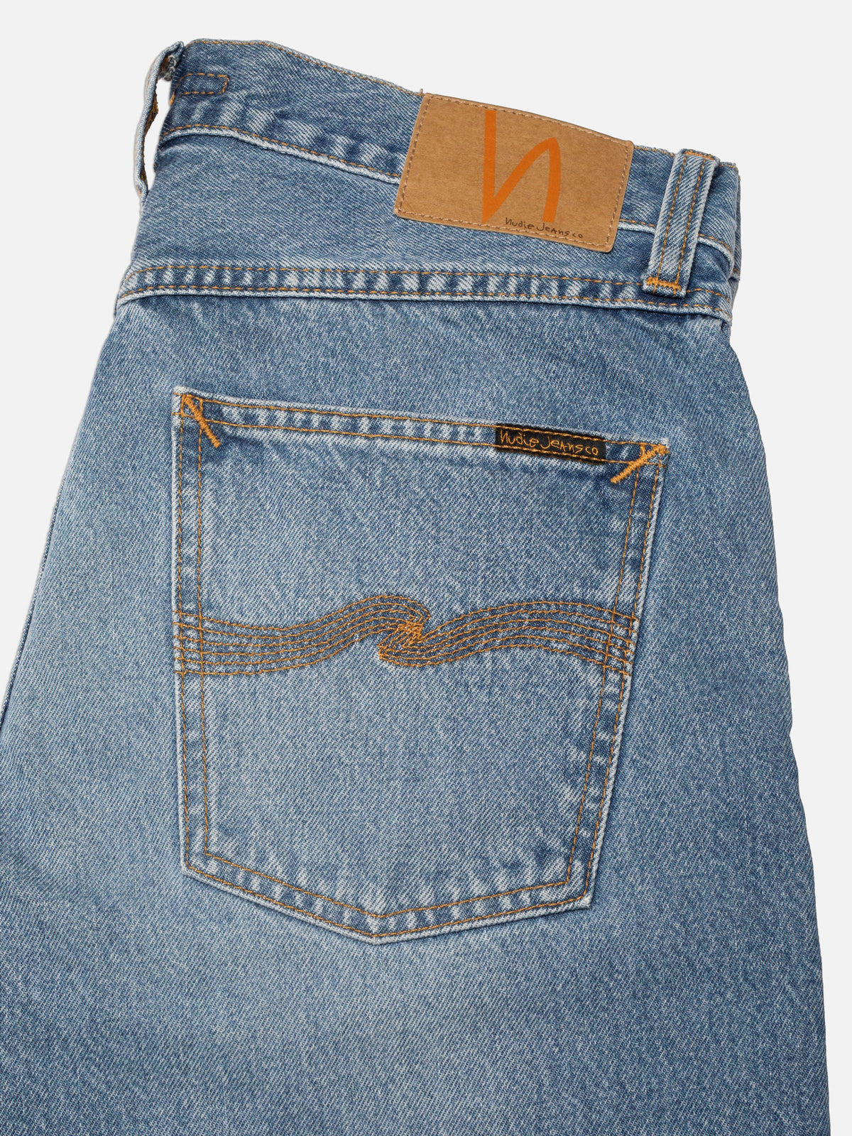 Rad Rufus Regular Fit Jeans Indigo Blues - detalj baklomme