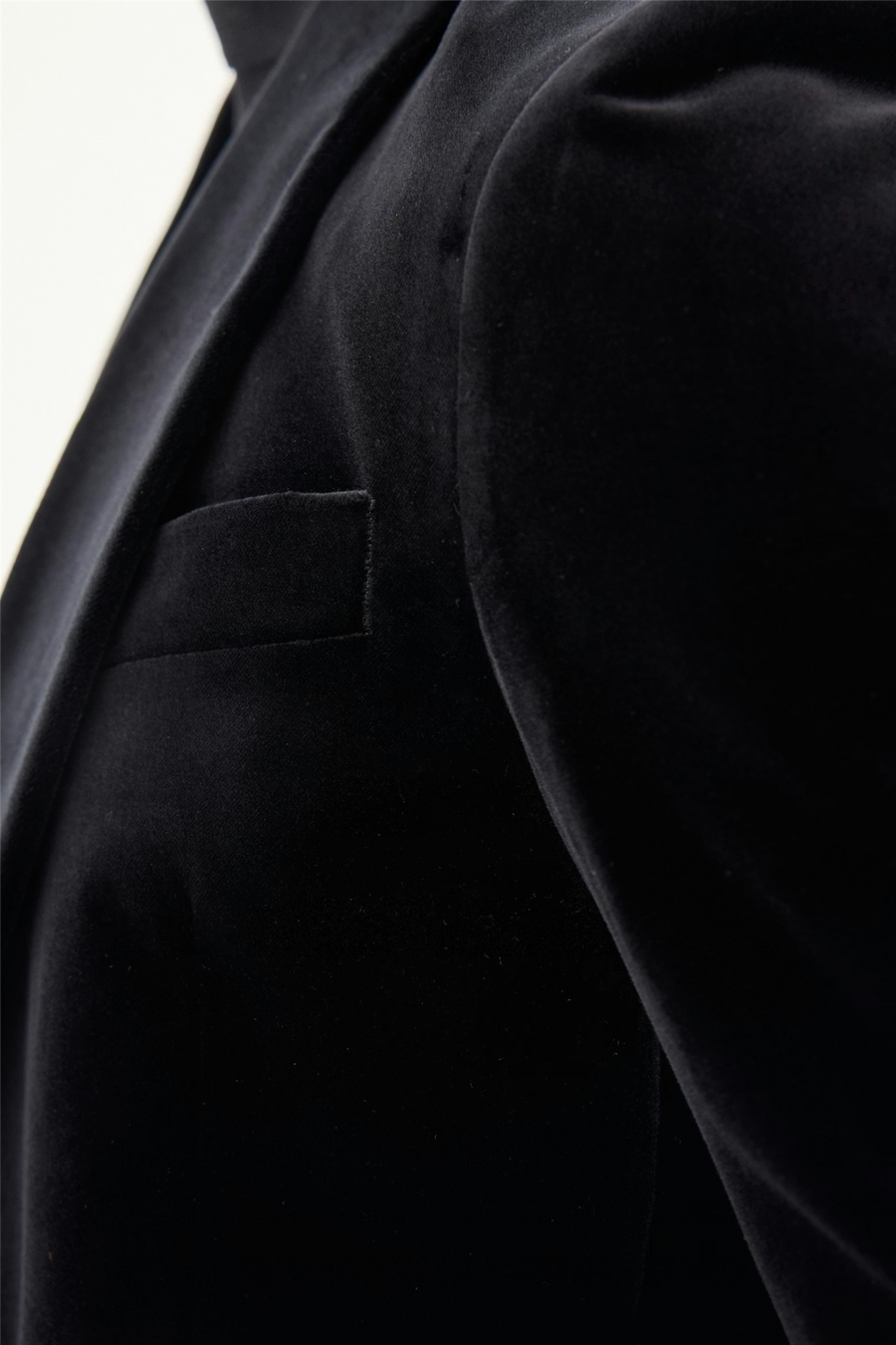 Fattore Tuxedo Blazer Velvet Black