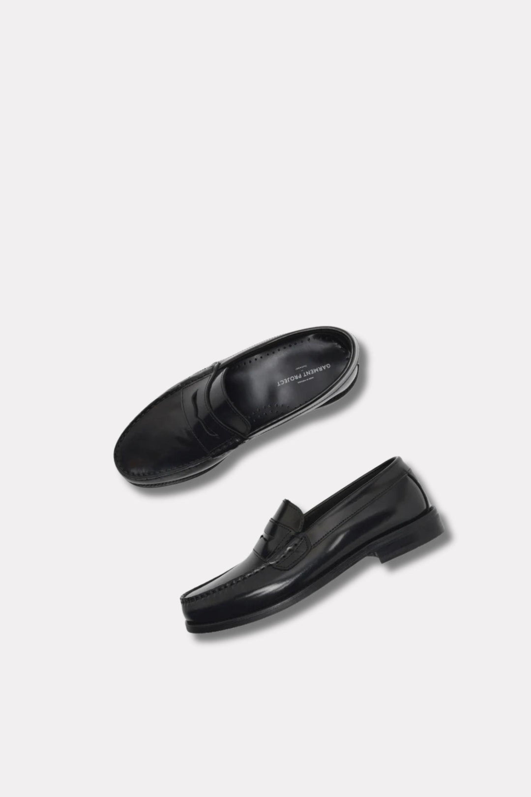 Miles Penny Loafer - Black Polido