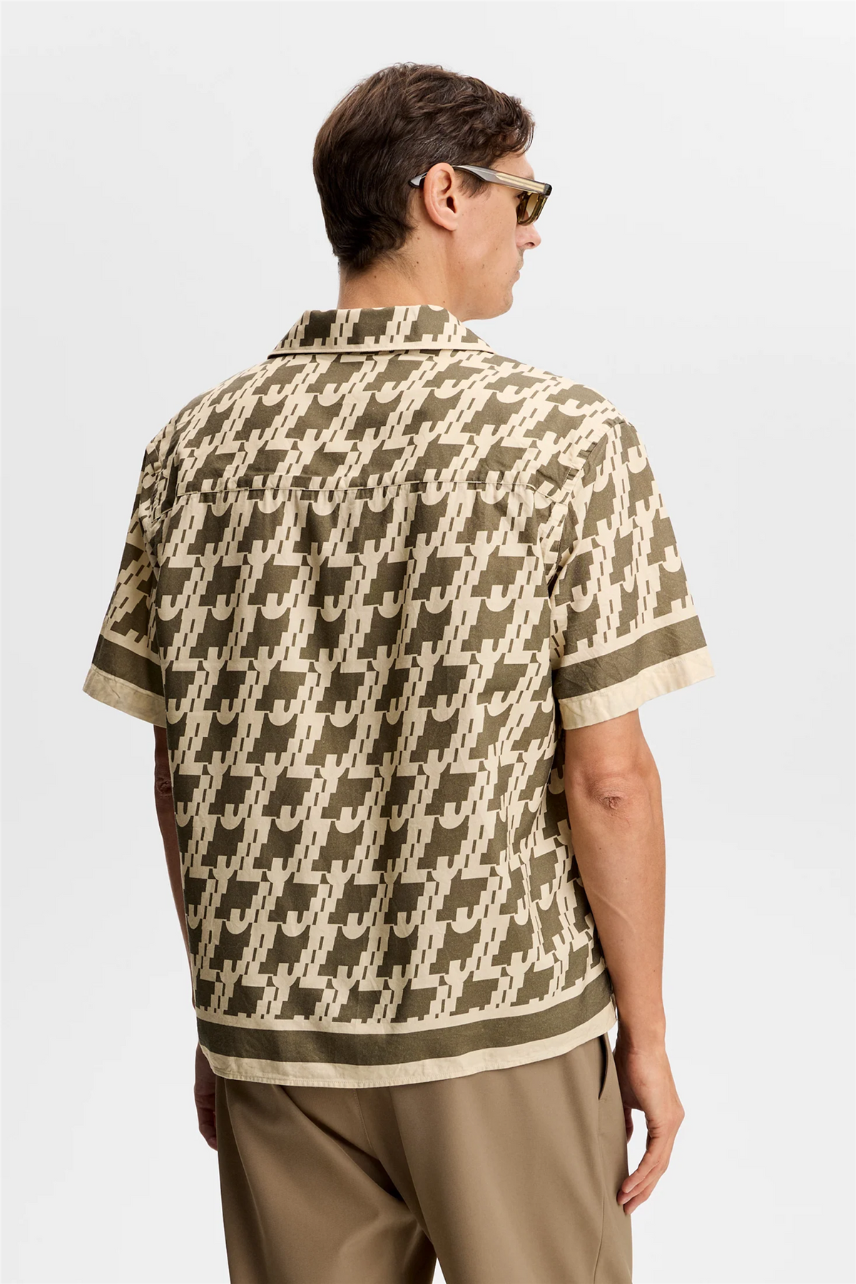 Ellis Border Resort Shirt Glitch Kalamata