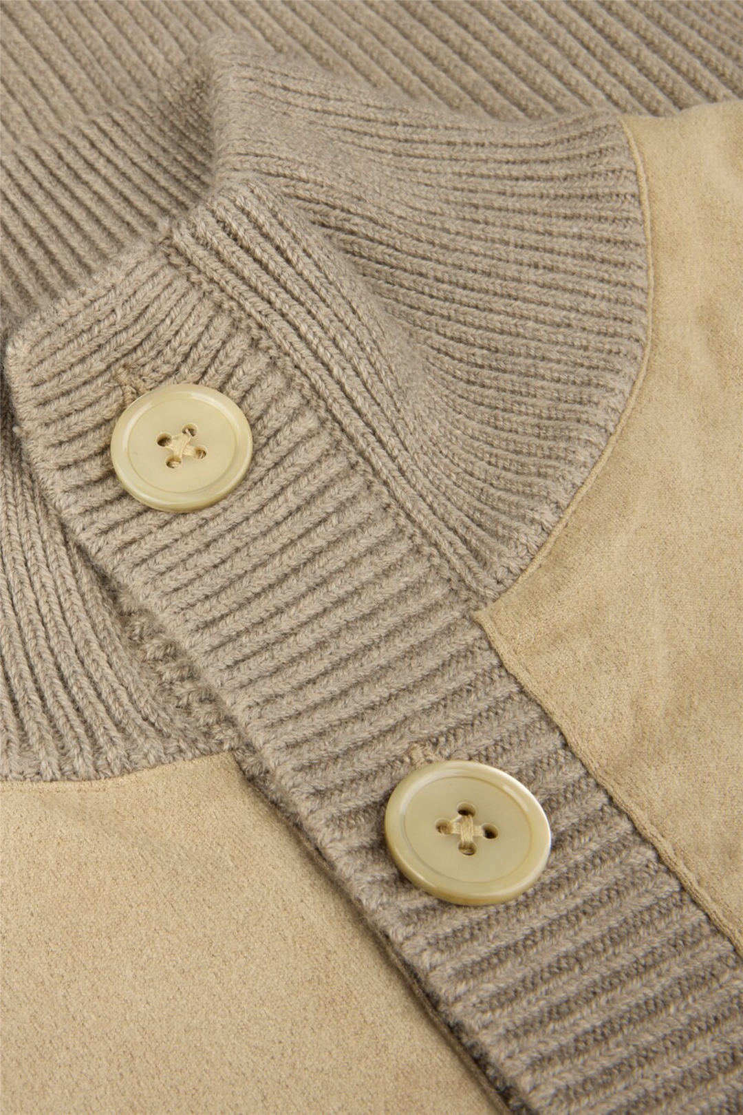 Light Beige Alcantara Cardigan