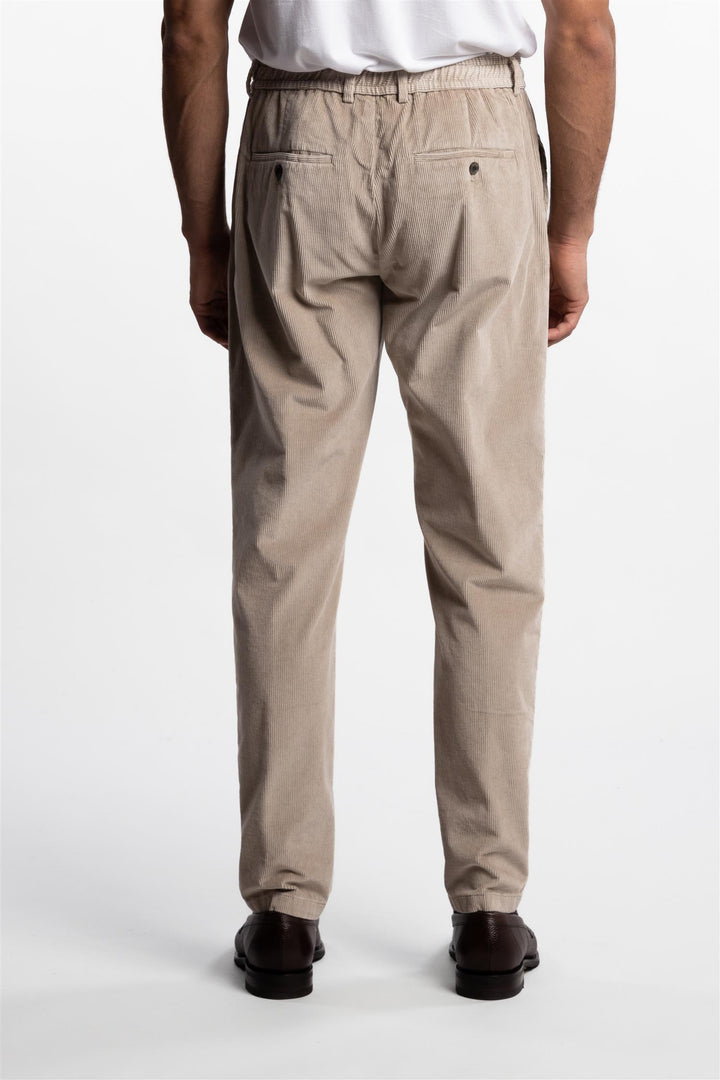 Soft Touch Corduroy Pants Beige