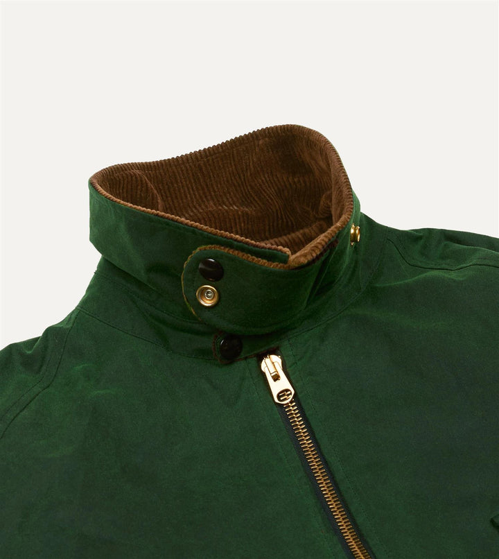 Waxed Coverall Emerald Green