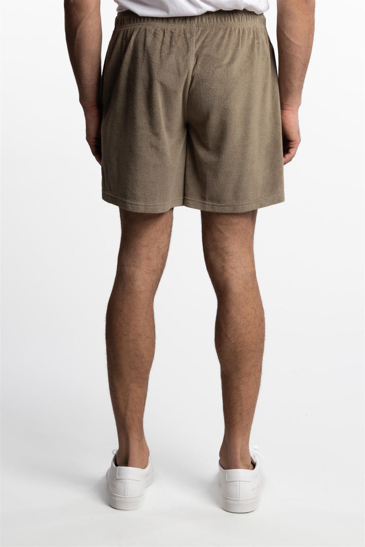 Riviera Terry Shorts Olive Green