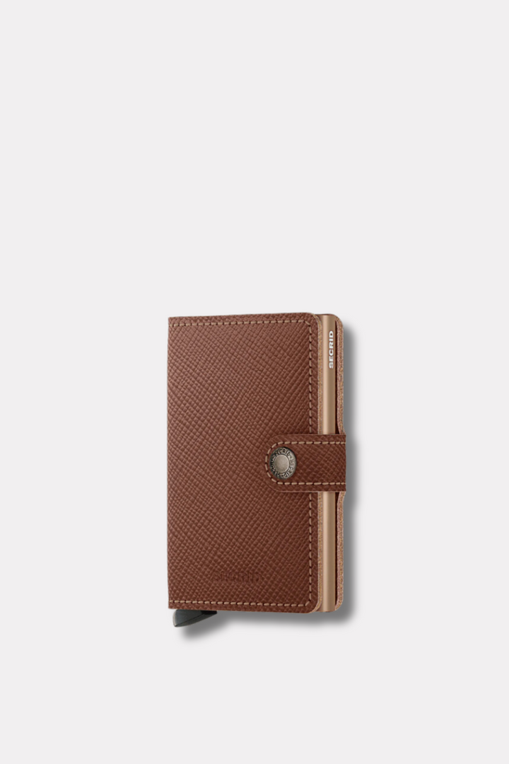 Miniwallet Saffiano Caramel